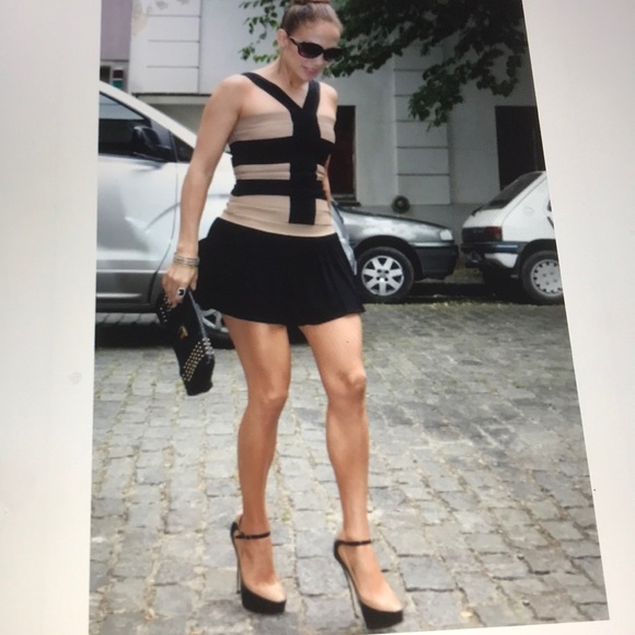 Jimmy Choo Siskin Ankle Strap Two Tone Heels 38 - Picture 6 of 8